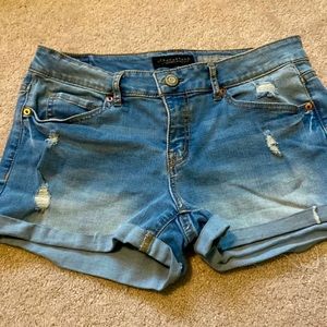 Aeropostale medium wash Shorty shorts